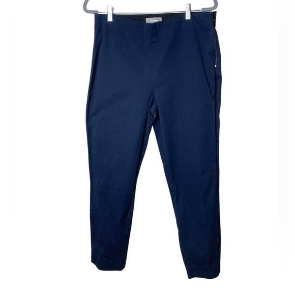 everlane Pants - Everlane Navy Blue Elastic Waist Pull On Career Office Pants Size 14